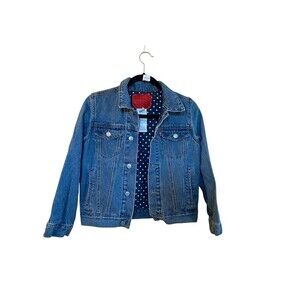 Kids' Denim Jacket Levi's Red Label Sz.M Poke a dots